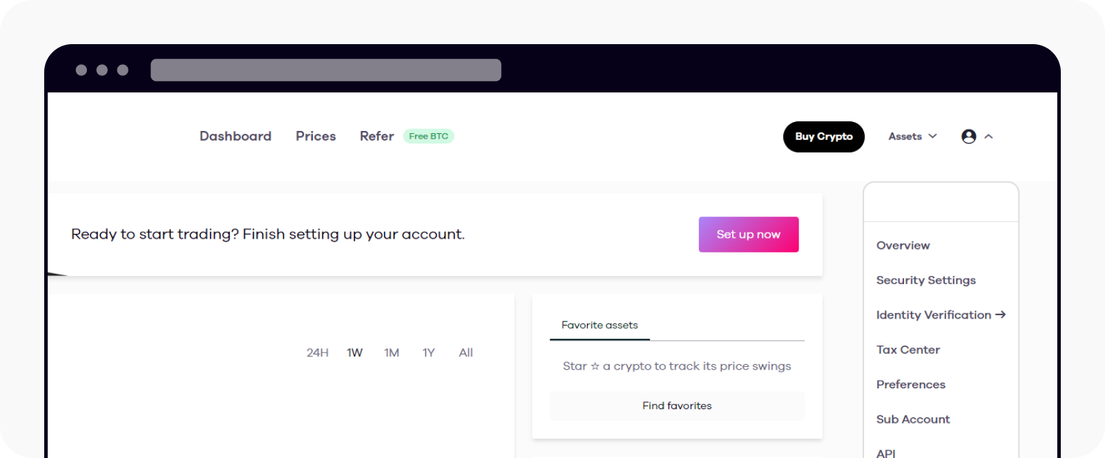 Okcoin homepage with individual verification option