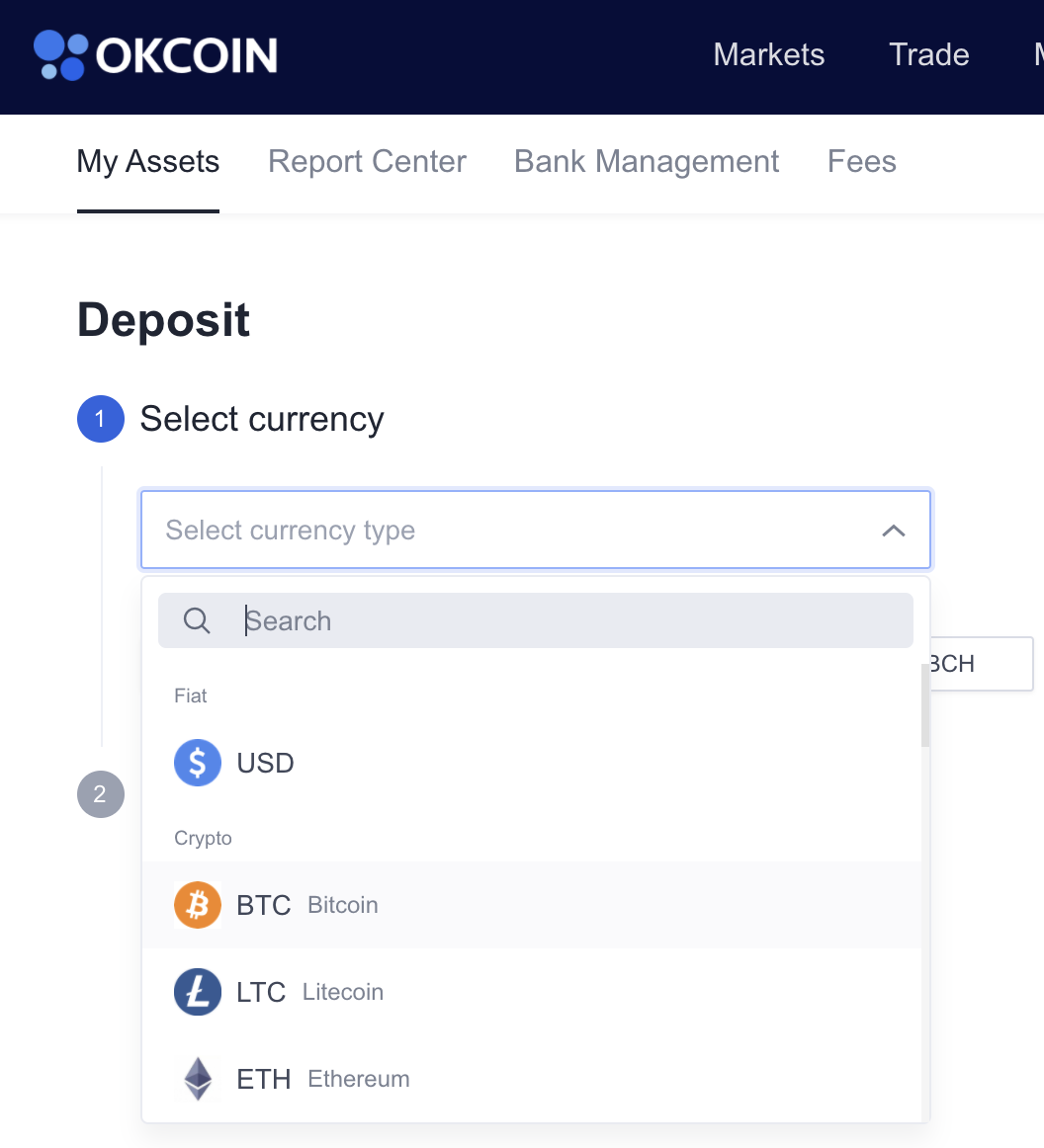 how to deposit crypto into bank account