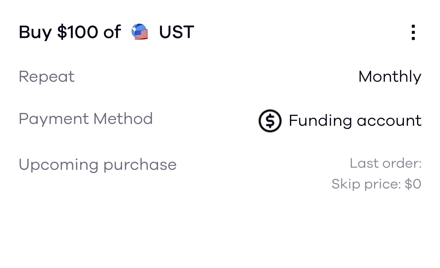 okcoin app settings recurring purchases